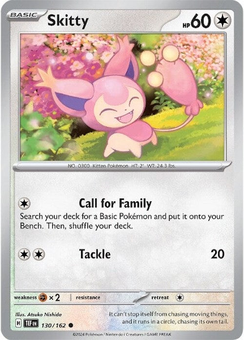 Skitty (130/162) [Scarlet & Violet: Temporal Forces] | Exor Games Bridgewater