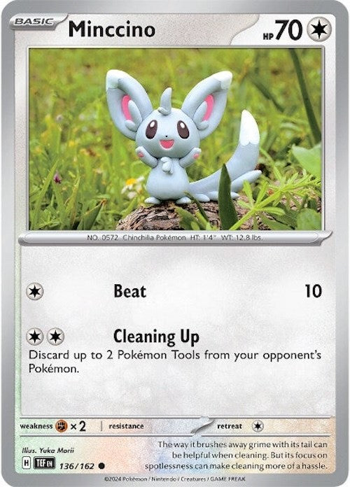 Minccino (136/162) [Scarlet & Violet: Temporal Forces] | Exor Games Bridgewater