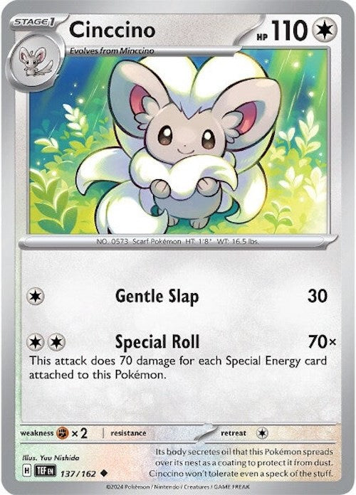 Cinccino (137/162) [Scarlet & Violet: Temporal Forces] | Exor Games Bridgewater