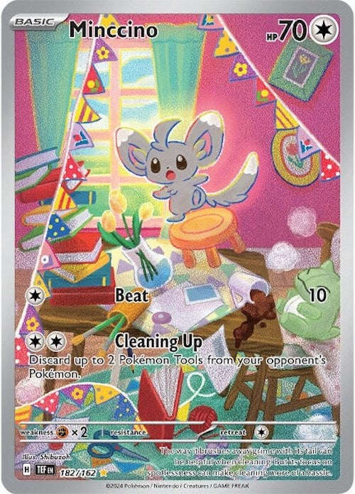 Minccino (182/162) [Scarlet & Violet: Temporal Forces] | Exor Games Bridgewater