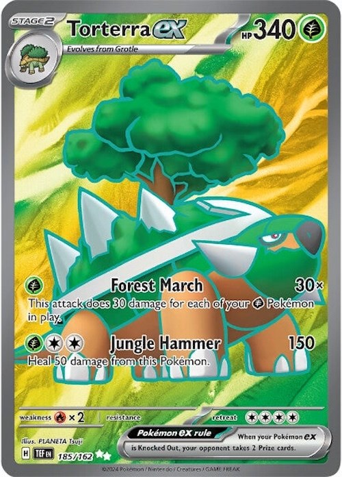 Torterra ex (185/162) [Scarlet & Violet: Temporal Forces] | Exor Games Bridgewater