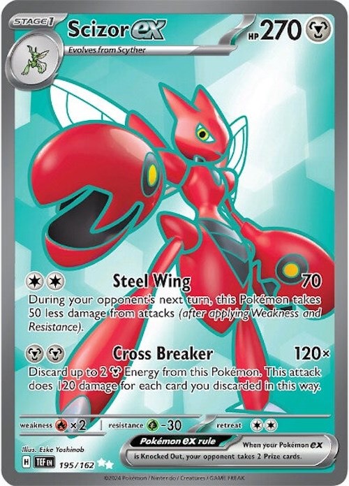 Scizor ex (195/162) [Scarlet & Violet: Temporal Forces] | Exor Games Bridgewater