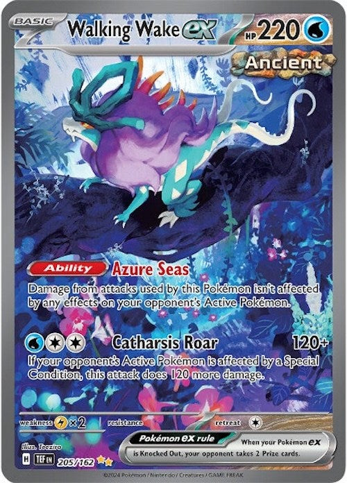 Walking Wake ex (205/162) [Scarlet & Violet: Temporal Forces] | Exor Games Bridgewater