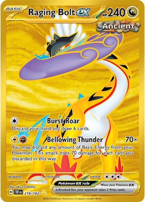 Raging Bolt ex (218/162) [Scarlet & Violet: Temporal Forces] | Exor Games Bridgewater