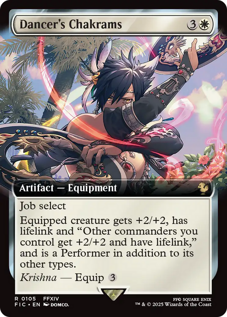 Dancer's Chakrams (Extended Art) [FINAL FANTASY Commander] | Exor Games Bridgewater