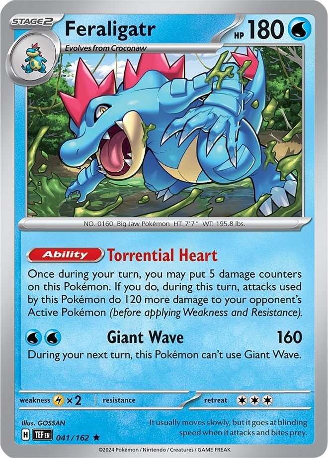 Feraligatr (041/162) (Theme Deck Exclusive) [Scarlet & Violet: Temporal Forces] | Exor Games Bridgewater