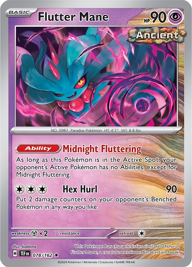 Flutter Mane (078/162) (Theme Deck Exclusive) [Scarlet & Violet: Temporal Forces] | Exor Games Bridgewater