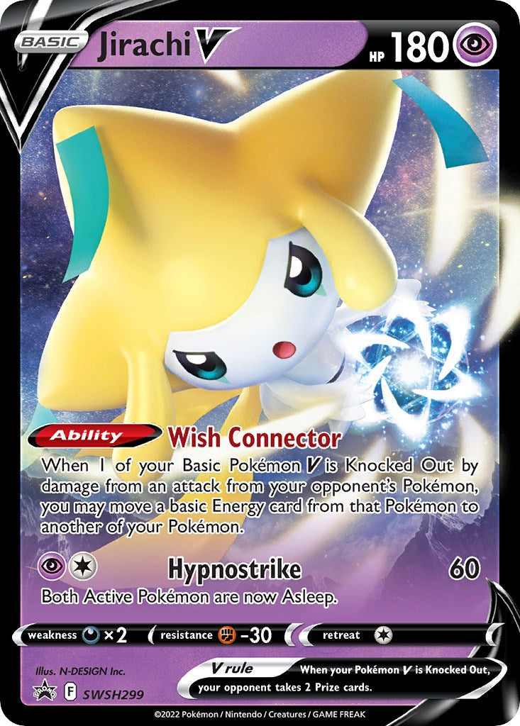 Jirachi V (SWSH299) [Sword & Shield: Black Star Promos] | Exor Games Bridgewater
