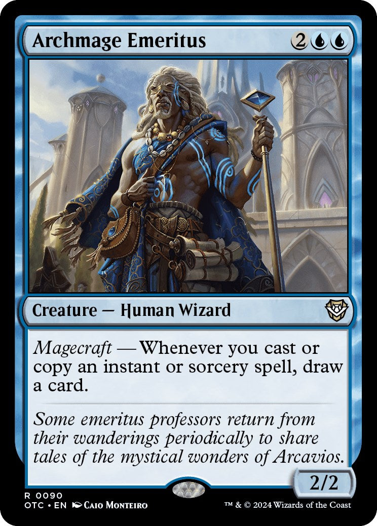 Archmage Emeritus [Outlaws of Thunder Junction Commander] | Exor Games Bridgewater