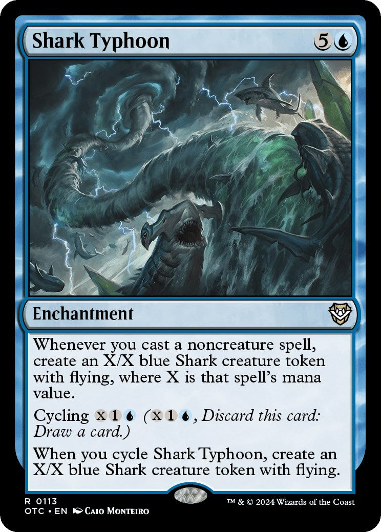 Shark Typhoon [Outlaws of Thunder Junction Commander] | Exor Games Bridgewater