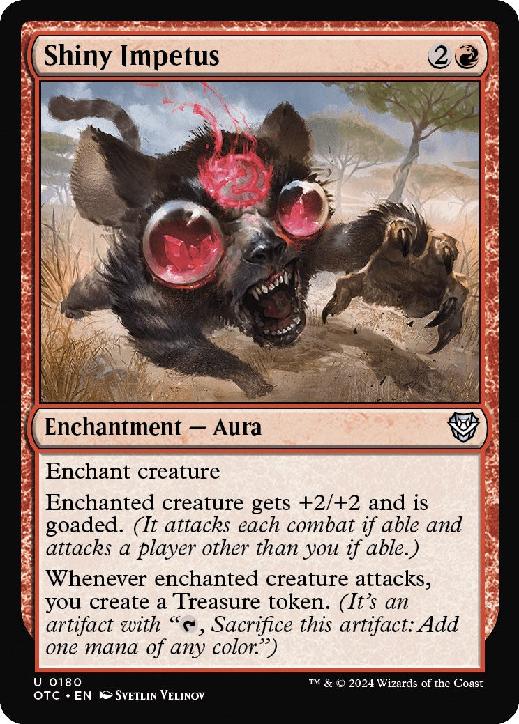 Shiny Impetus [Outlaws of Thunder Junction Commander] | Exor Games Bridgewater