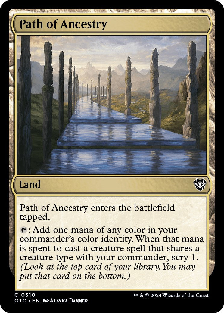 Path of Ancestry [Outlaws of Thunder Junction Commander] | Exor Games Bridgewater