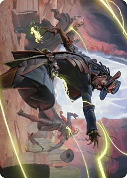 Lilah, Undefeated Slickshot Art Card [Outlaws of Thunder Junction Art Series] | Exor Games Bridgewater