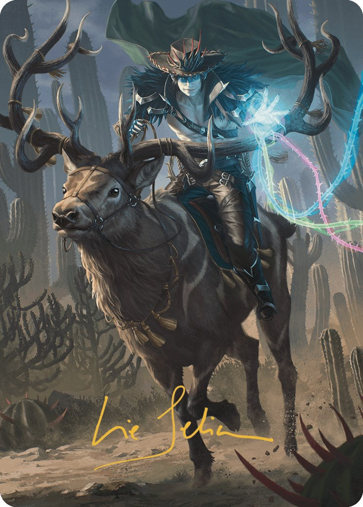 Oko, the Ringleader Art Card (54/54) (Gold-Stamped Signature) [Outlaws of Thunder Junction Art Series] | Exor Games Bridgewater