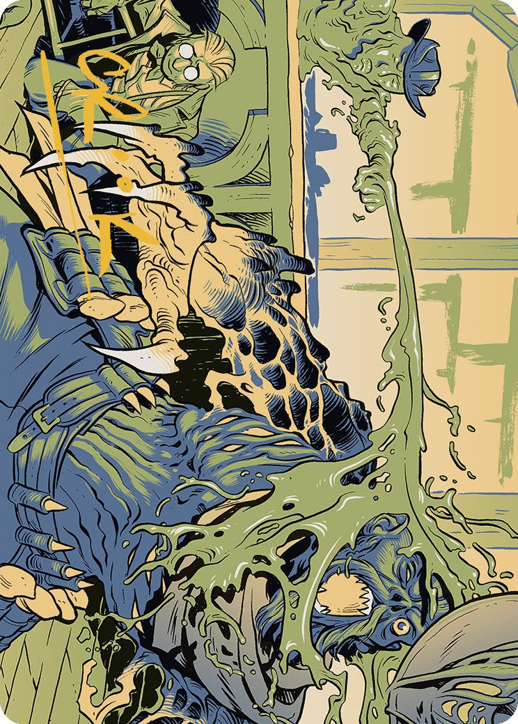 Voidslime Art Card (Gold-Stamped Signature) [Outlaws of Thunder Junction Art Series] | Exor Games Bridgewater