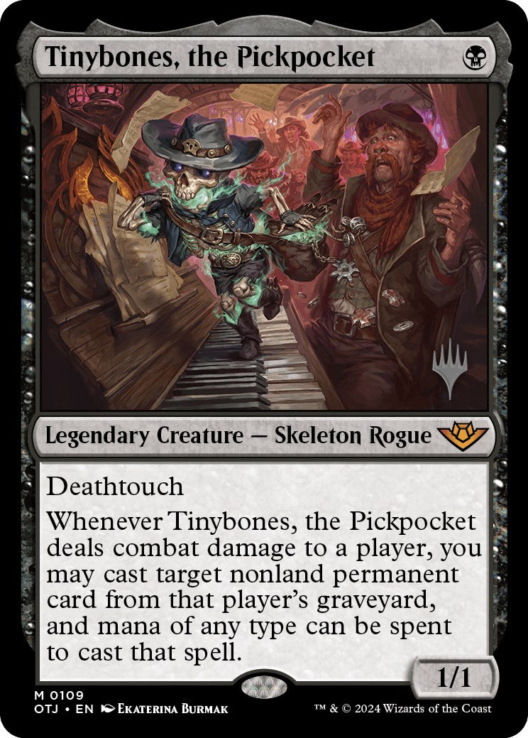 Tinybones, the Pickpocket (Promo Pack) [Outlaws of Thunder Junction Promos] | Exor Games Bridgewater