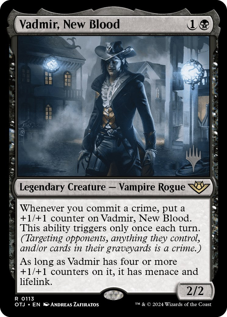 Vadmir, New Blood (Promo Pack) [Outlaws of Thunder Junction Promos] | Exor Games Bridgewater