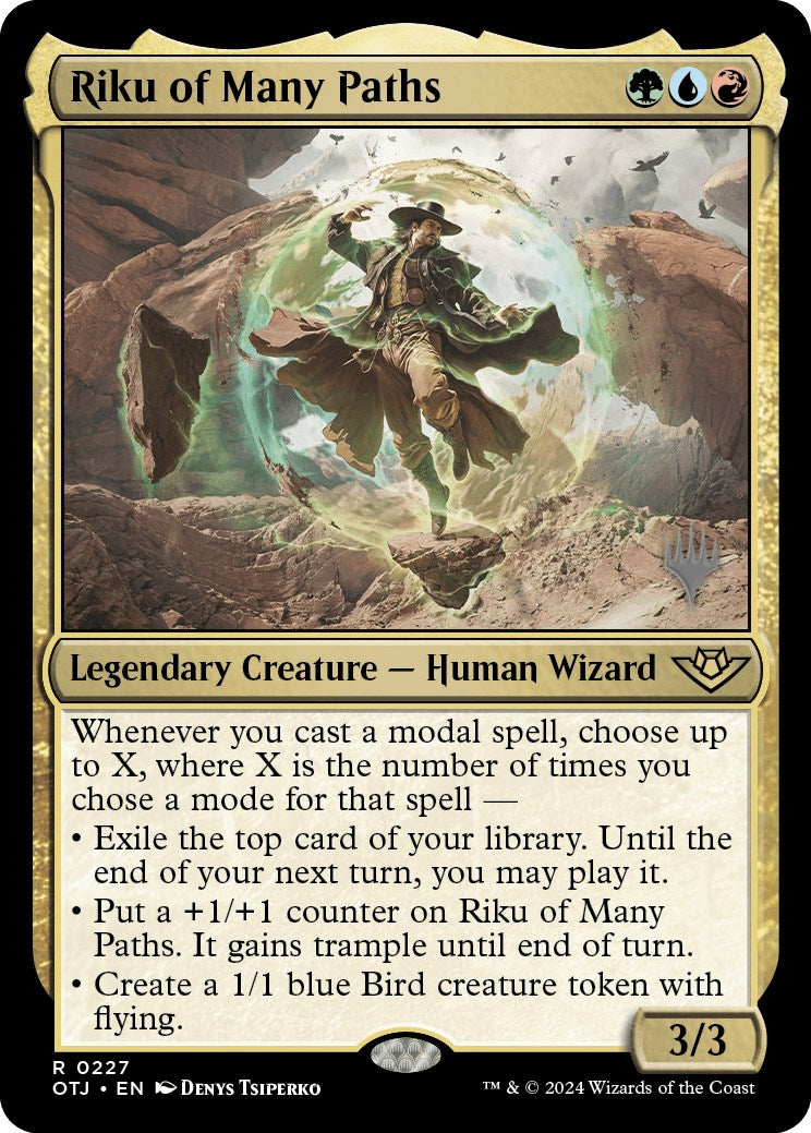 Riku of Many Paths (Promo Pack) [Outlaws of Thunder Junction Promos] | Exor Games Bridgewater