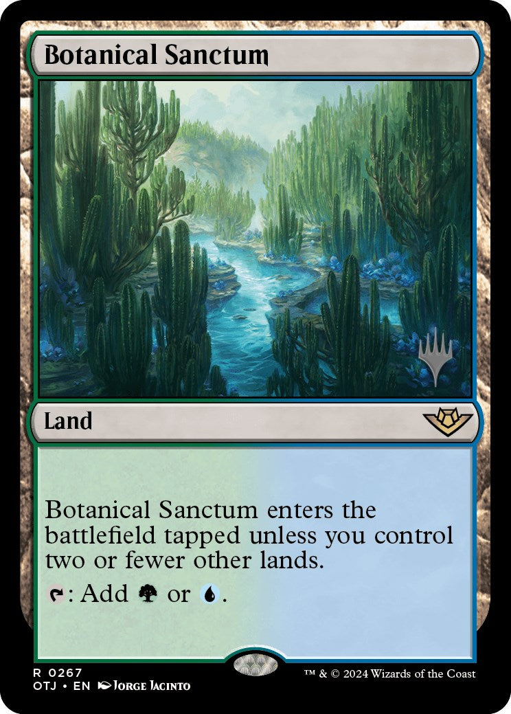 Botanical Sanctum (Promo Pack) [Outlaws of Thunder Junction Promos] | Exor Games Bridgewater