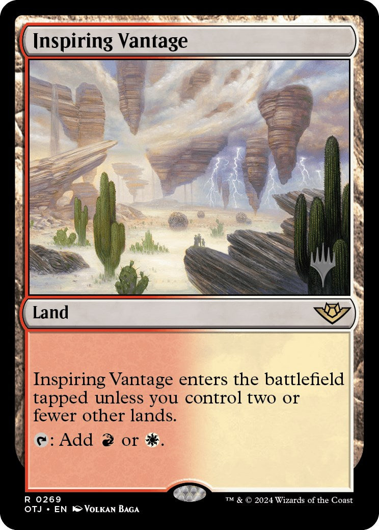 Inspiring Vantage (Promo Pack) [Outlaws of Thunder Junction Promos] | Exor Games Bridgewater