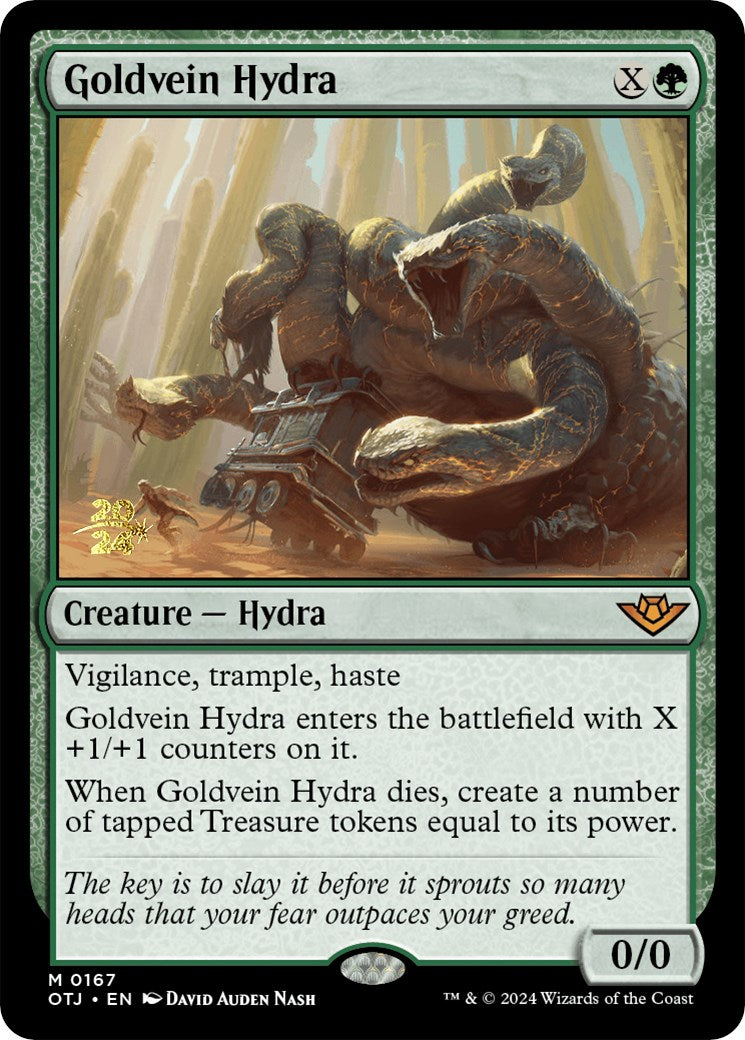 Goldvein Hydra [Outlaws of Thunder Junction Prerelease Promos] | Exor Games Bridgewater