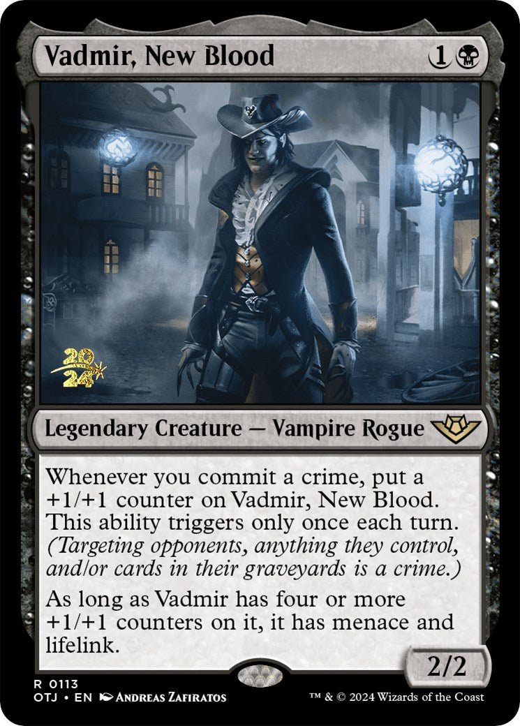 Vadmir, New Blood [Outlaws of Thunder Junction Prerelease Promos] | Exor Games Bridgewater