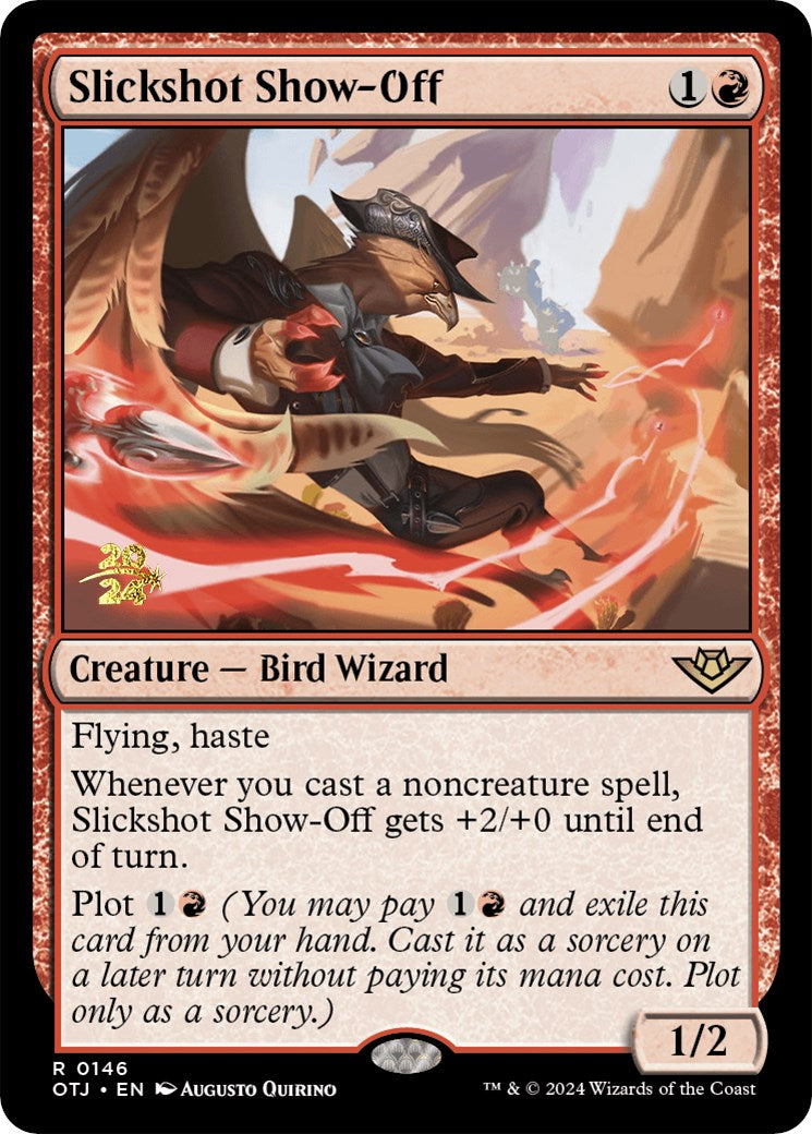 Slickshot Show-Off [Outlaws of Thunder Junction Prerelease Promos] | Exor Games Bridgewater