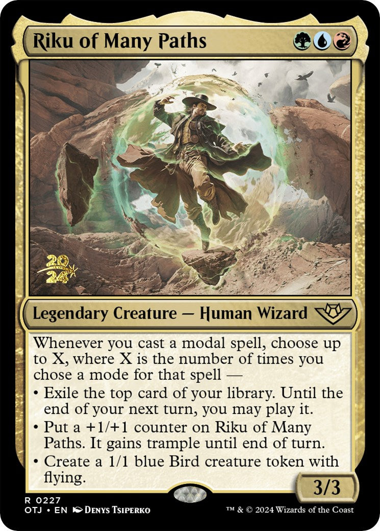Riku of Many Paths [Outlaws of Thunder Junction Prerelease Promos] | Exor Games Bridgewater