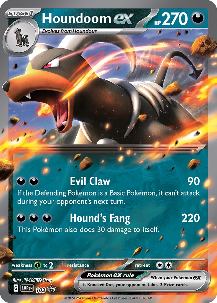 Houndoom ex (103) [Scarlet & Violet: Black Star Promos] | Exor Games Bridgewater