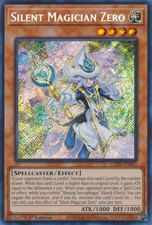 Silent Magician Zero [LEDE-EN003] Secret Rare | Exor Games Bridgewater