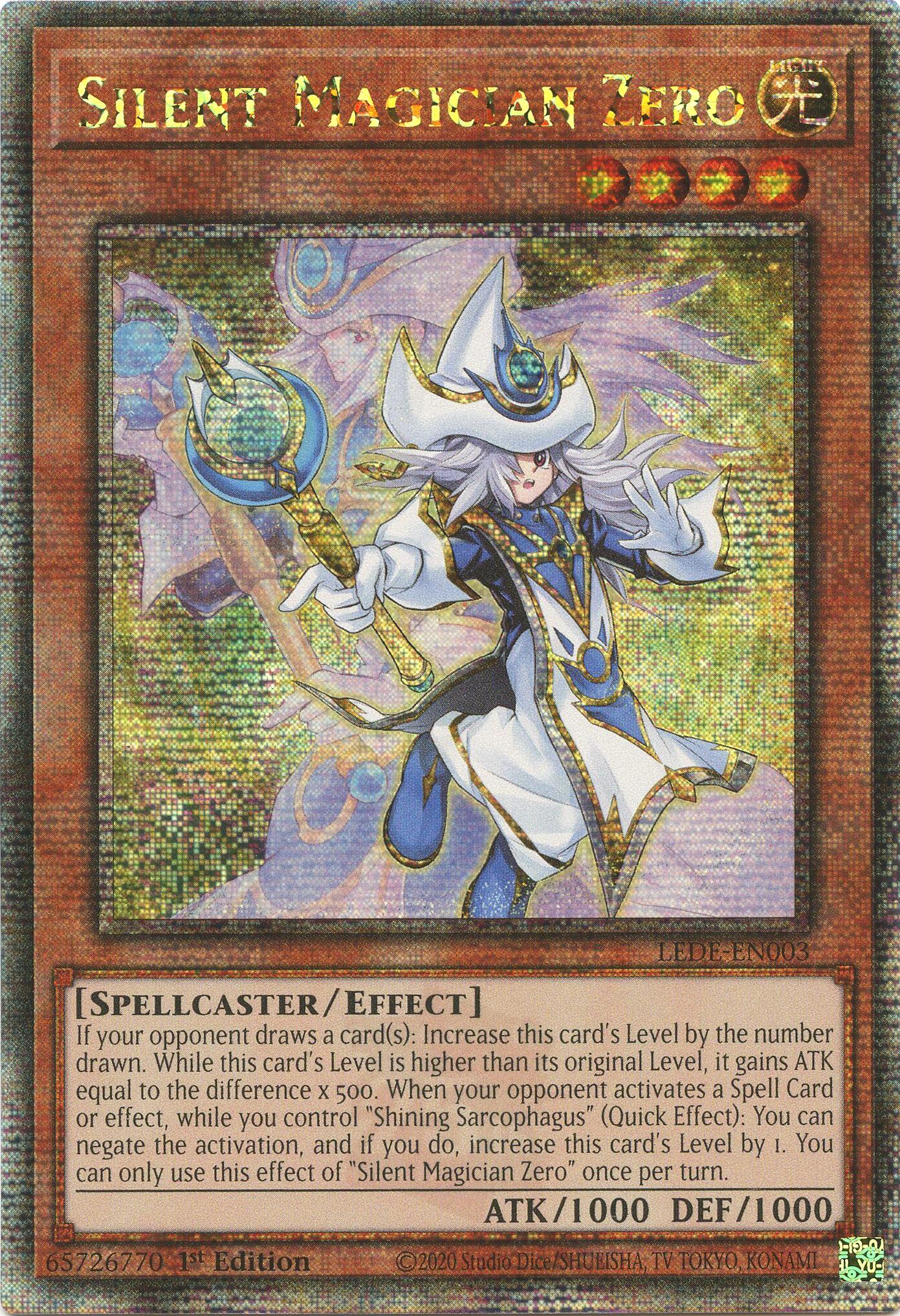 Silent Magician Zero [LEDE-EN003] Quarter Century Secret Rare | Exor Games Bridgewater