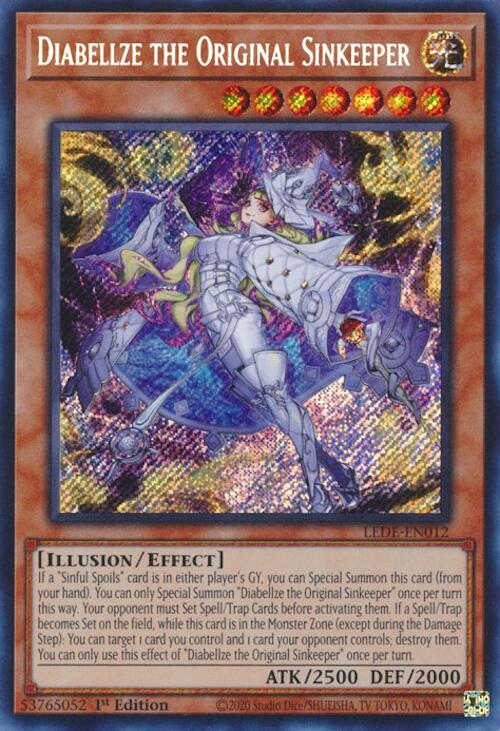 Diabellze the Original Sinkeeper [LEDE-EN012] Secret Rare | Exor Games Bridgewater