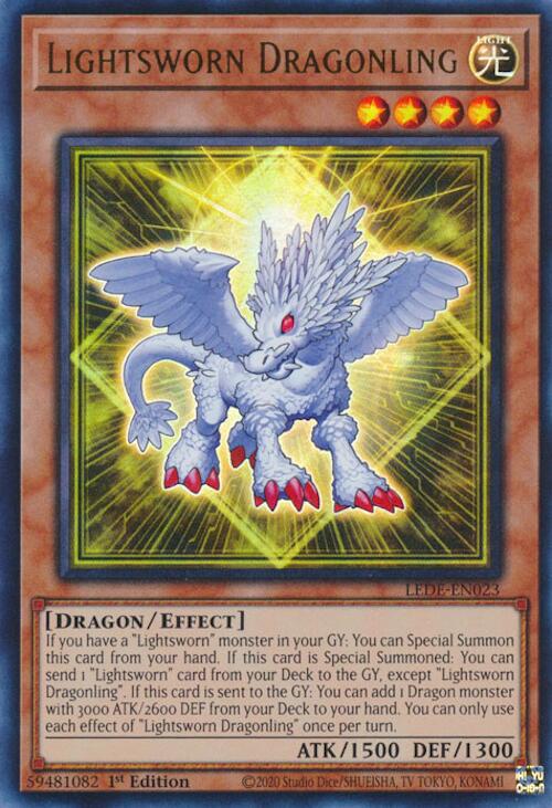 Lightsworn Dragonling [LEDE-EN023] Ultra Rare | Exor Games Bridgewater