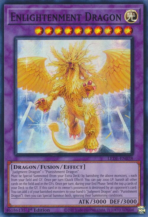 Enlightenment Dragon [LEDE-EN038] Super Rare | Exor Games Bridgewater