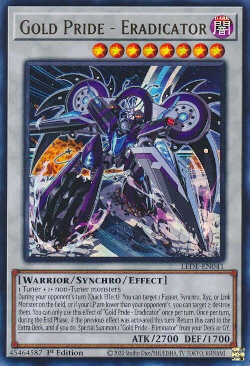 Gold Pride - Eradicator [LEDE-EN041] Ultra Rare | Exor Games Bridgewater