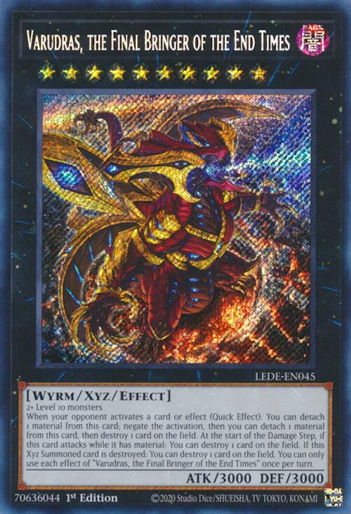 Varudras, the Final Bringer of the End Times [LEDE-EN045] Secret Rare | Exor Games Bridgewater