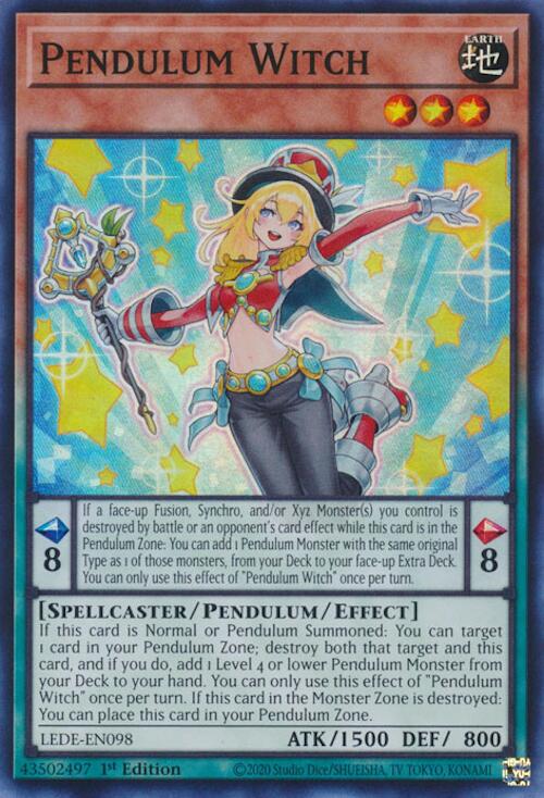 Pendulum Witch [LEDE-EN098] Super Rare | Exor Games Bridgewater