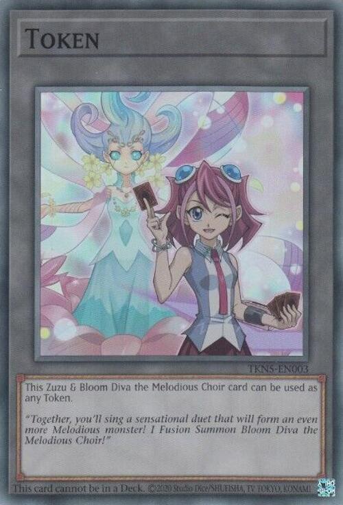 Token: Zuzu and Bloom Diva the Melodious Choir [TKN5-EN003] Super Rare | Exor Games Bridgewater