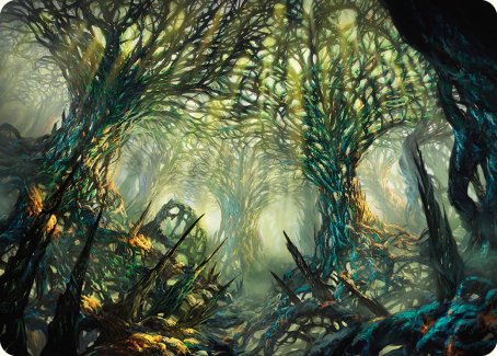 The Hunter Maze Art Card [Phyrexia: All Will Be One Art Series] | Exor Games Bridgewater