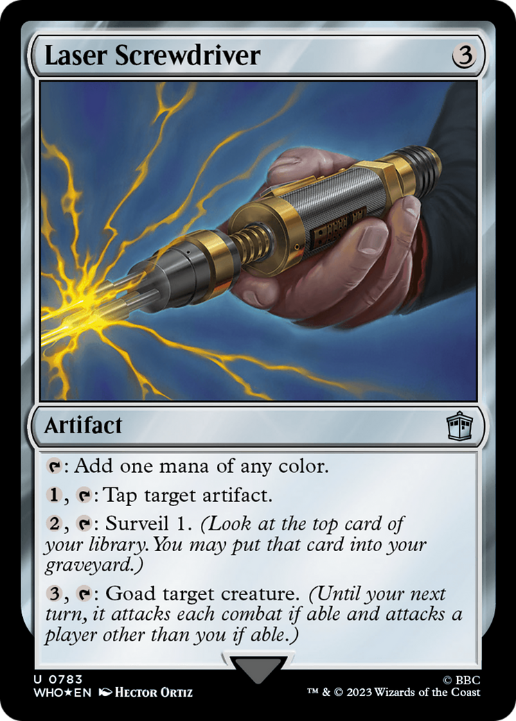 Laser Screwdriver (Surge Foil) [Doctor Who] | Exor Games Bridgewater