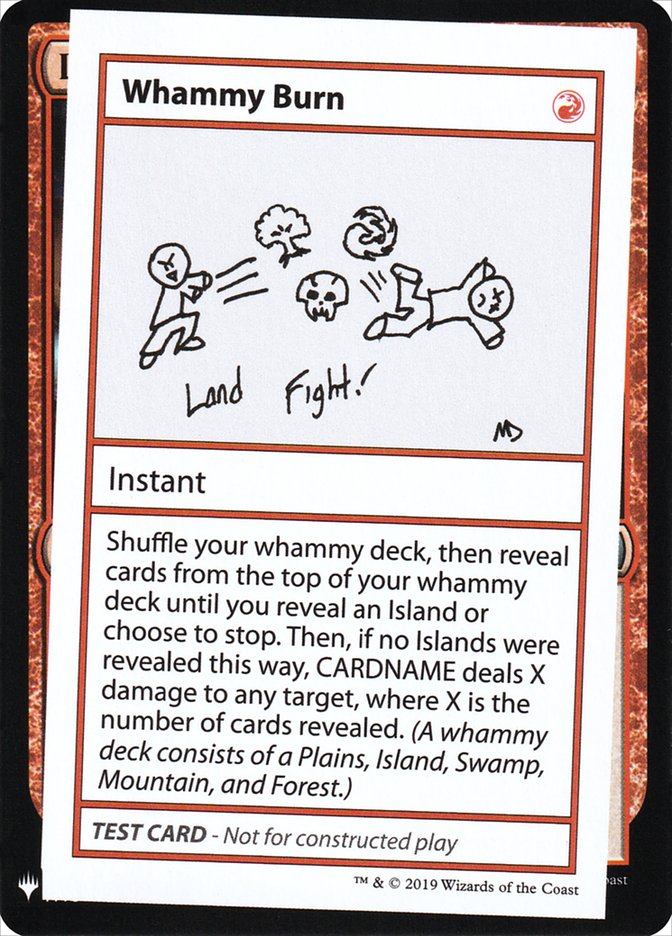 Whammy Burn [Mystery Booster Playtest Cards] | Exor Games Bridgewater