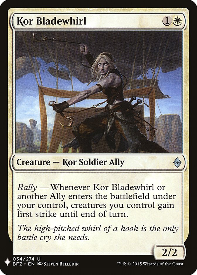 Kor Bladewhirl [Mystery Booster] | Exor Games Bridgewater