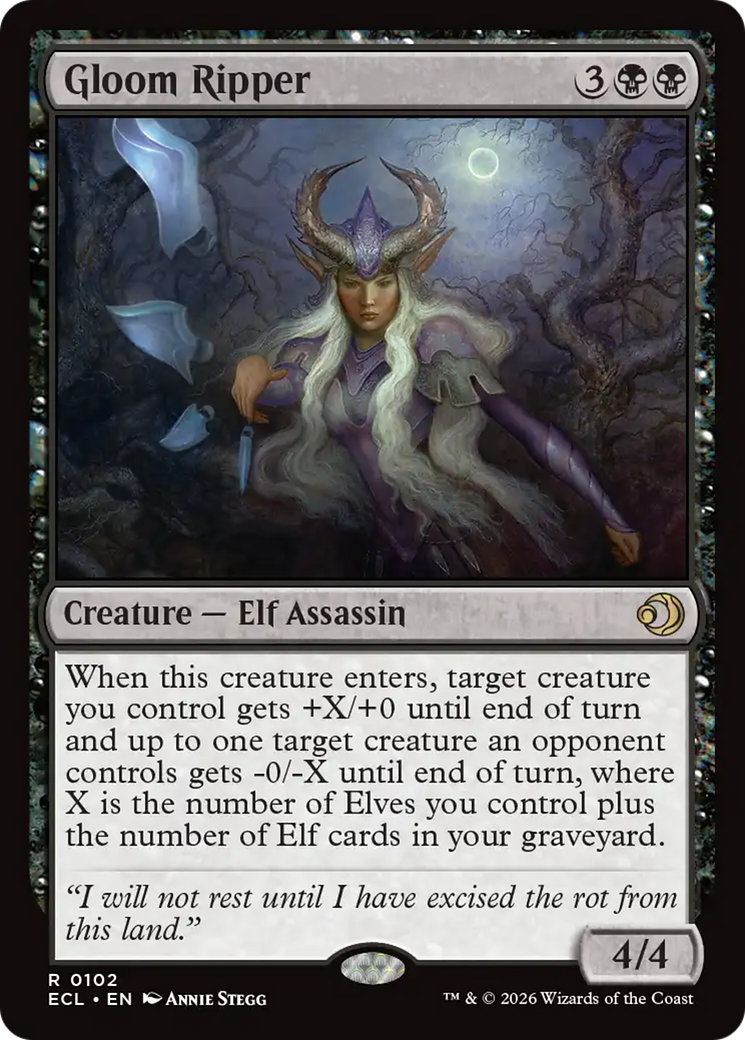 Gloom Ripper [Lorwyn Eclipsed] | Exor Games Bridgewater