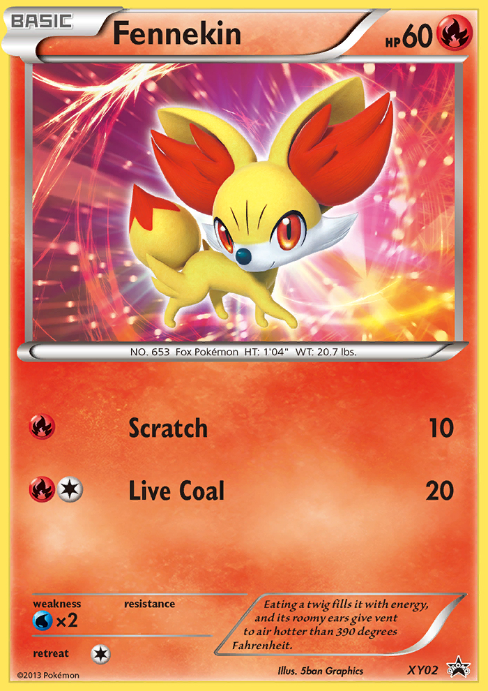 Fennekin (XY02) [XY: Black Star Promos] | Exor Games Bridgewater