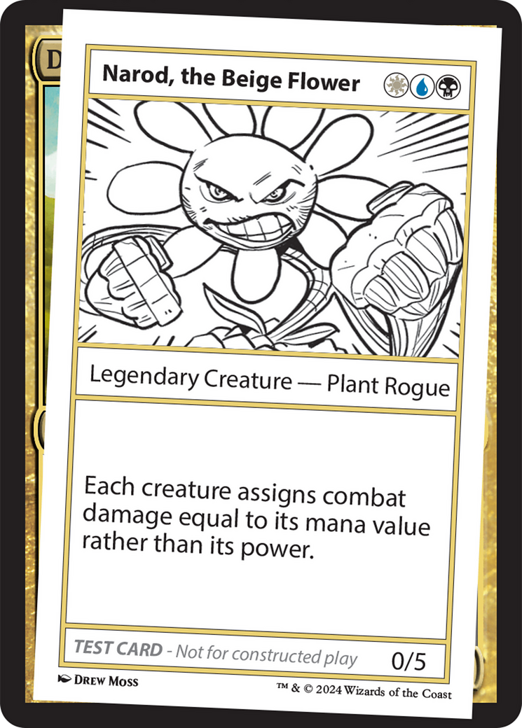 Narod, the Beige Flower [Mystery Booster 2 Playtest Cards] | Exor Games Bridgewater