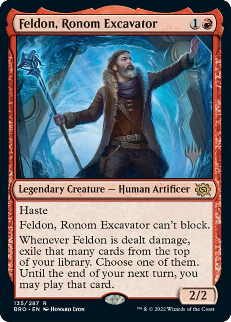 Feldon, Ronom Excavator (Promo Pack) [The Brothers' War Promos] | Exor Games Bridgewater