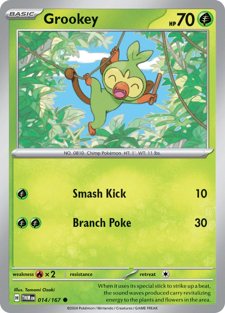 Grookey (014/167) [Scarlet & Violet: Twilight Masquerade] | Exor Games Bridgewater