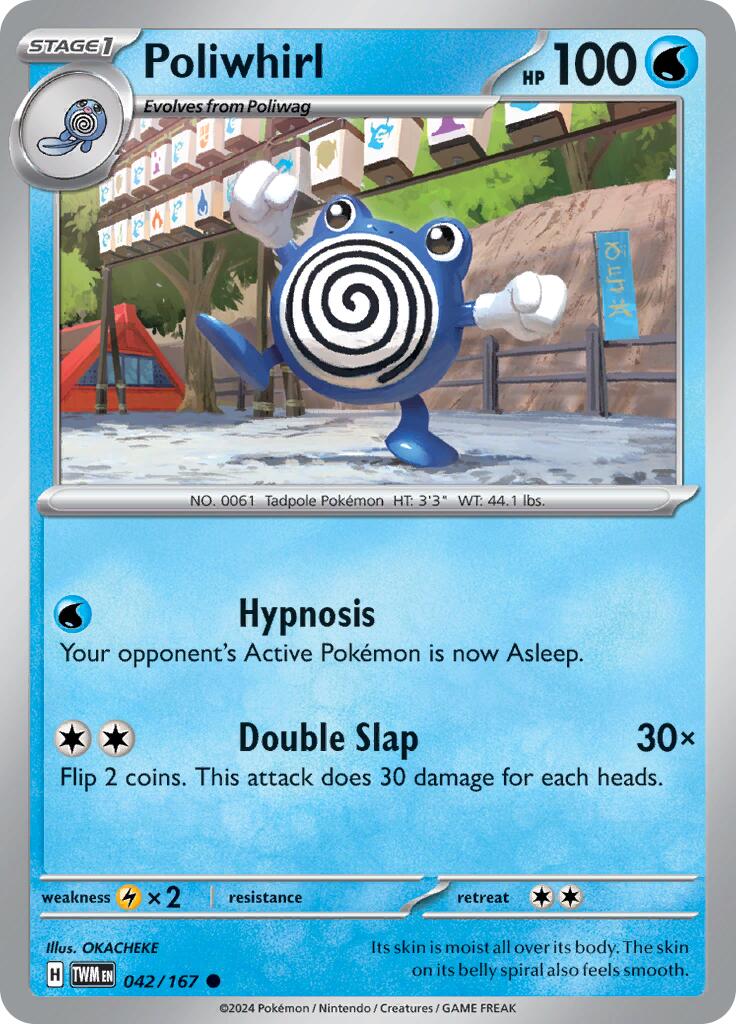 Poliwhirl (042/167) [Scarlet & Violet: Twilight Masquerade] | Exor Games Bridgewater