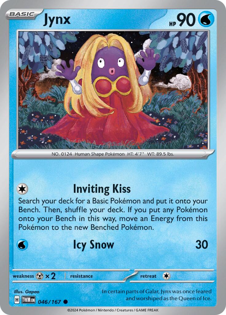 Jynx (046/167) [Scarlet & Violet: Twilight Masquerade] | Exor Games Bridgewater