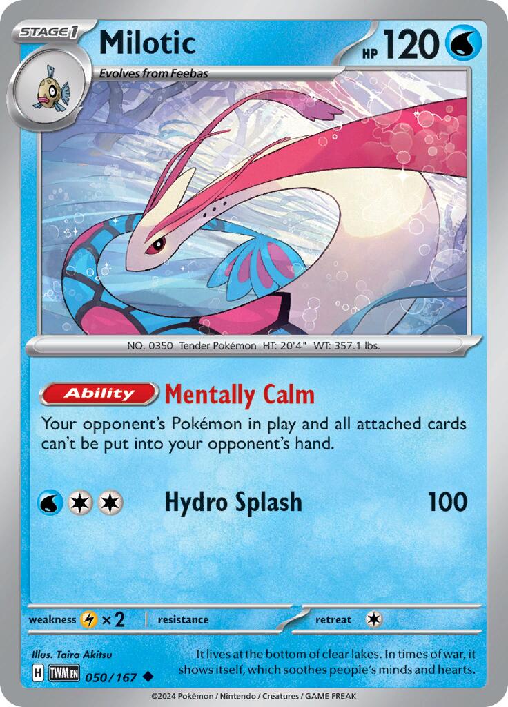 Milotic (050/167) [Scarlet & Violet: Twilight Masquerade] | Exor Games Bridgewater